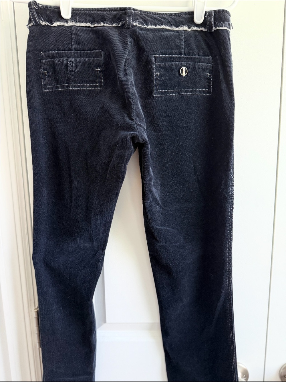 Women’s  Black Stretch Thin Corduroy Pants